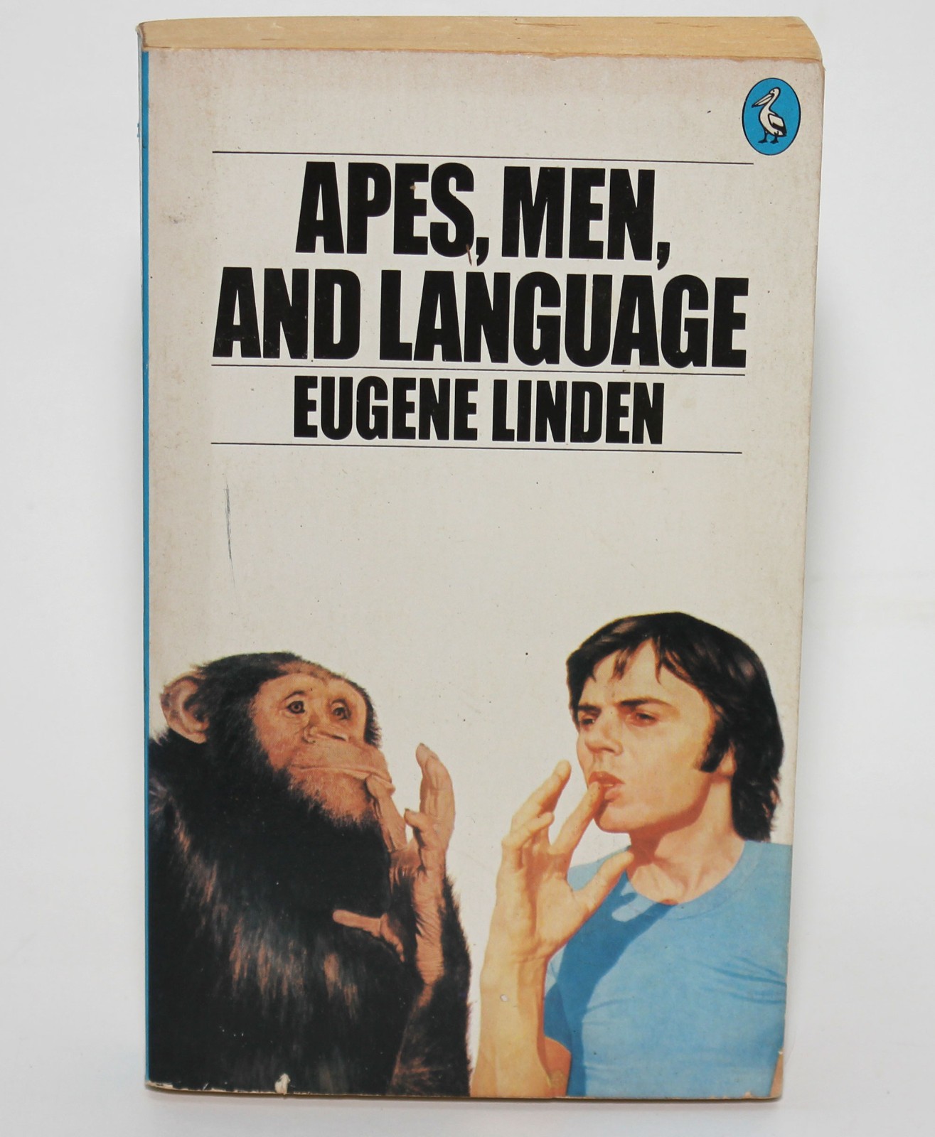 APES, MEN, & LANGUAGE by Eugene Linden Pelican 1976 1st Print PB *FineCondition*