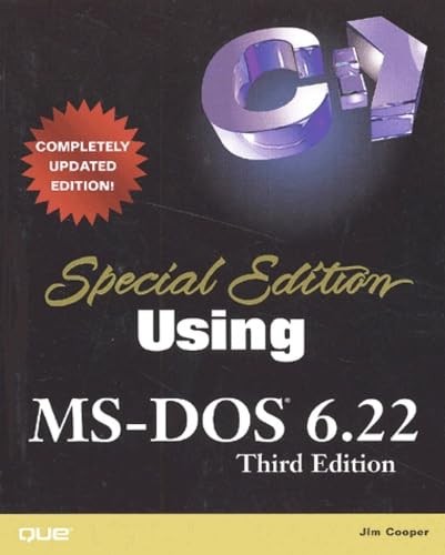Special Edition Using Ms-dos 6.22 – paperback Cooper, Jim