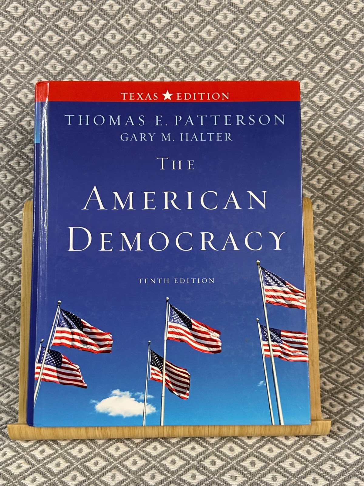 The American Democracy Texas Edition by Gary M. Halter and Thomas E. Patterson (