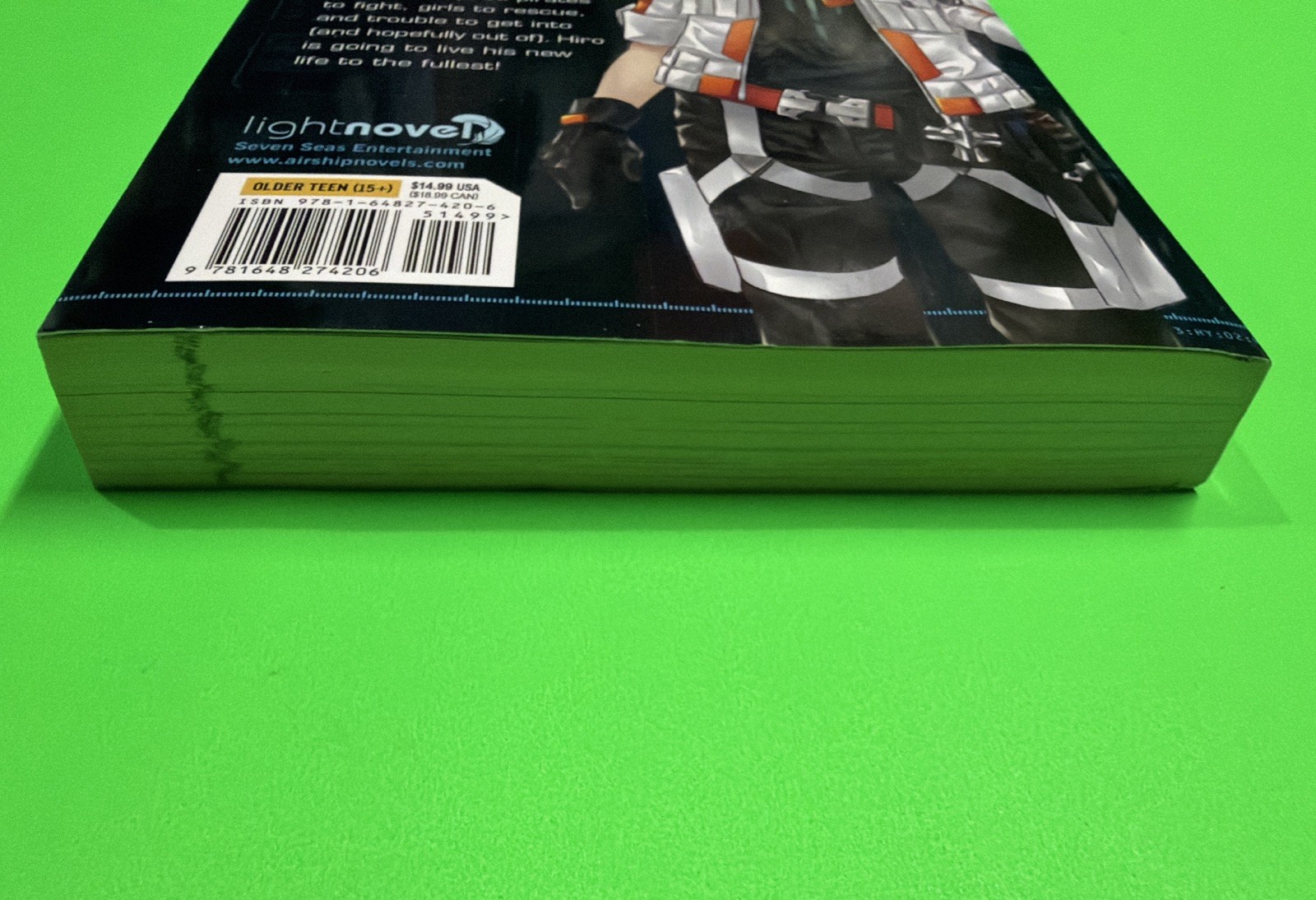 Reborn as a Space Mercenary Novel 1 Vol English Manga Book Seven Seas 1st Print