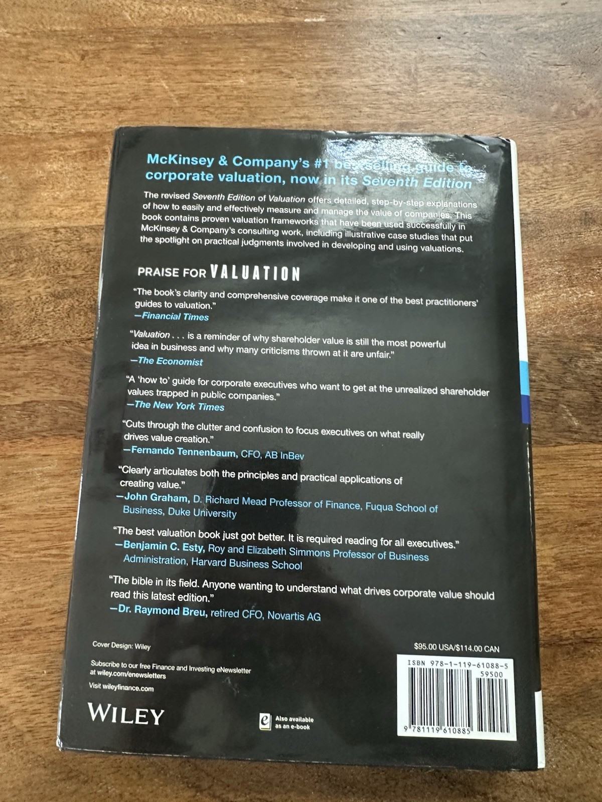 Valuation : Measuring and Managing the Value of Companies by Tim Koller, 2020