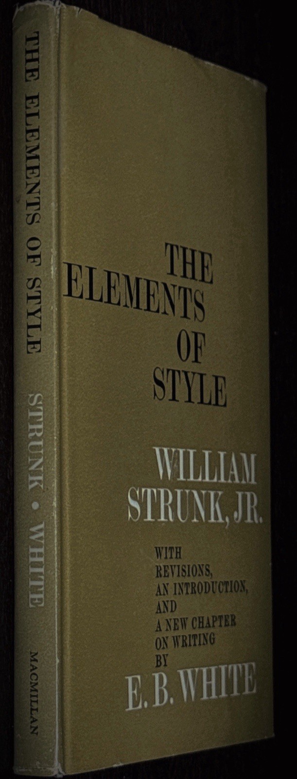 Vintage 1959 Edition of The Elements of Style William Strunk Jr. HBDJ