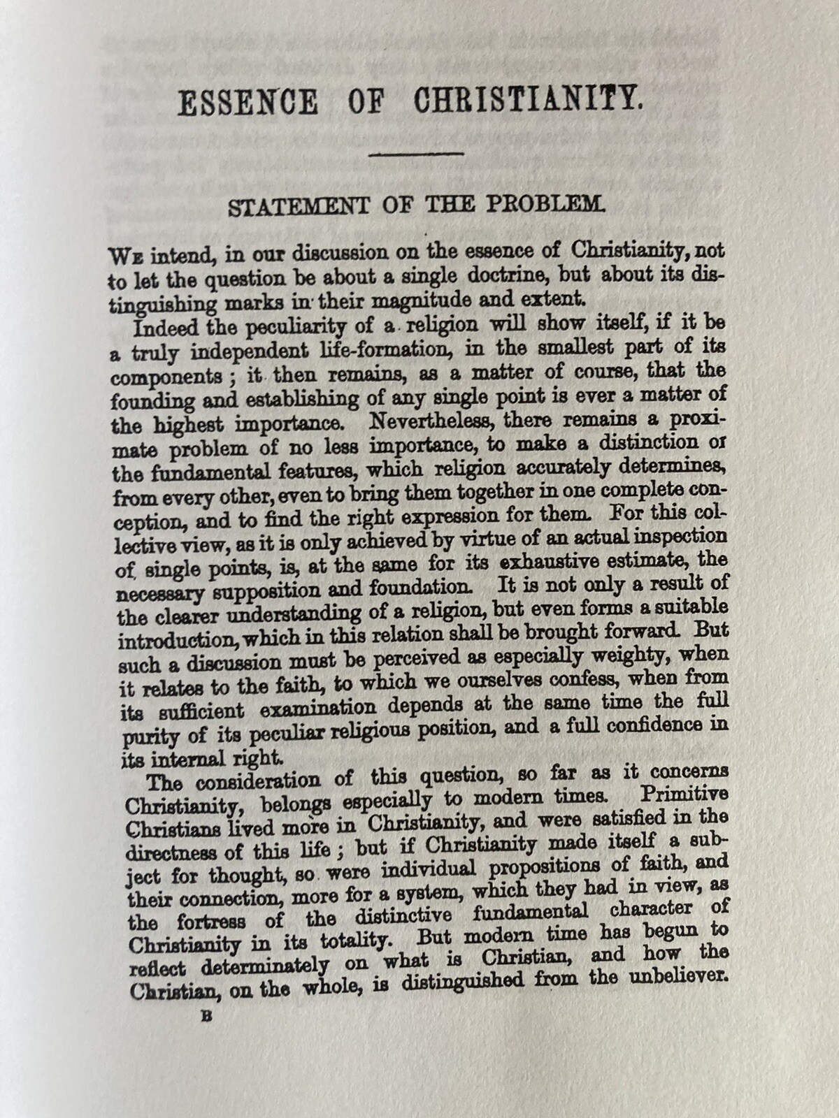 The Essence of Christianity: C. Ullman. 1860. Paperback Reprint from 2008.
