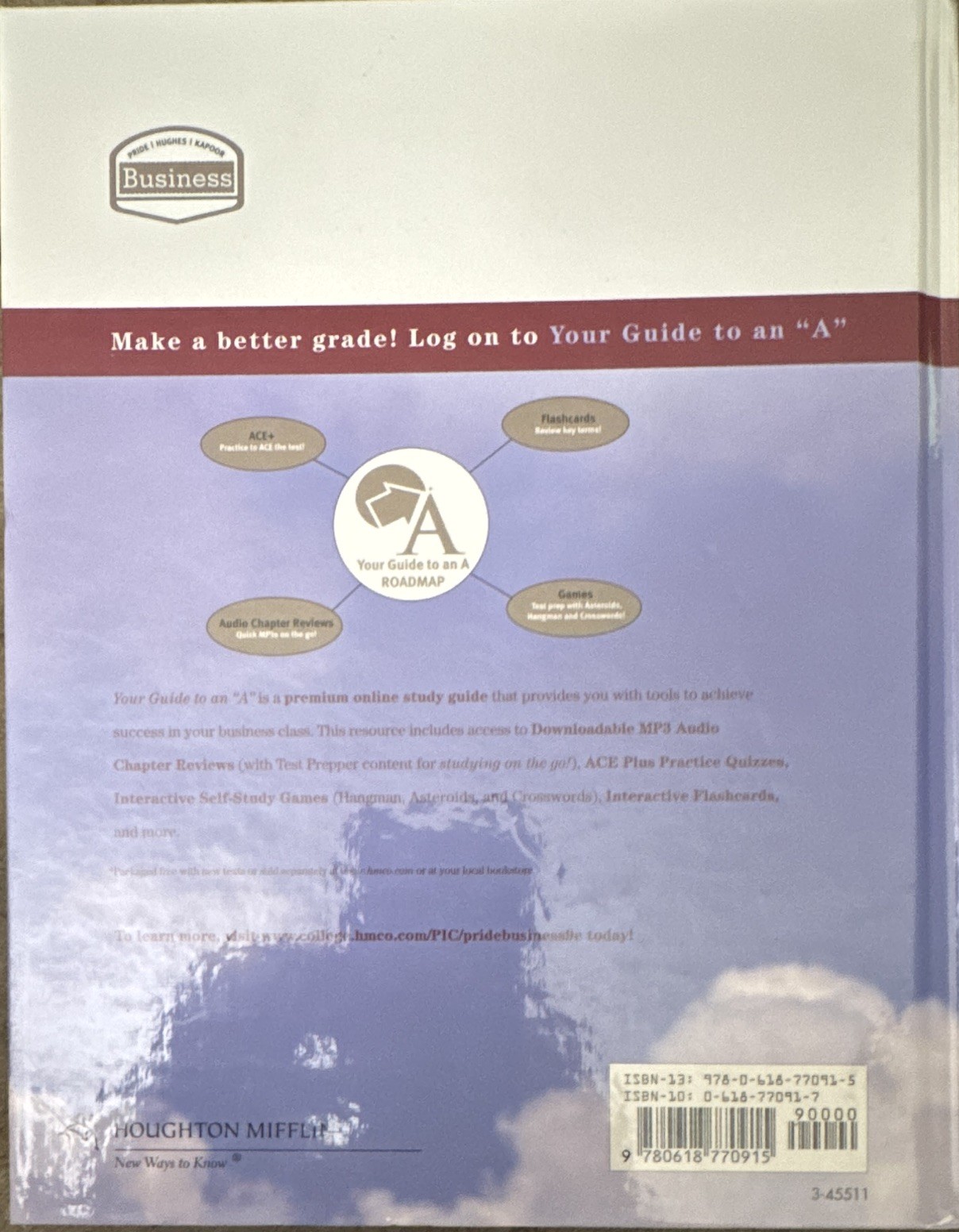 Business 9th Edition Library Binding Textbook (2006) Pride Hughes Kapoor