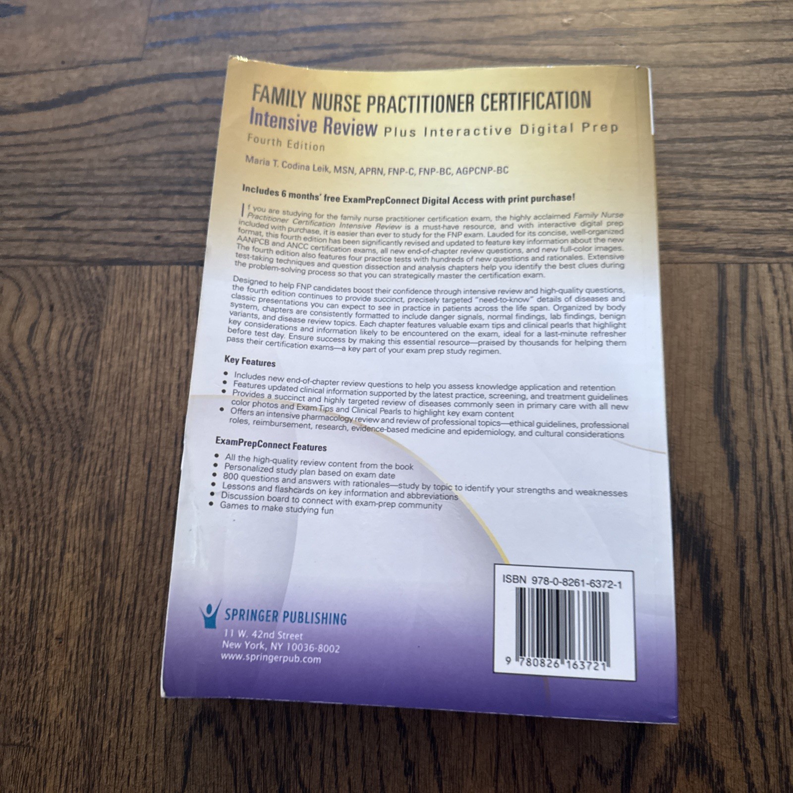 Family Nurse Practitioner – Paperback, by Codina Leik MSN – Acceptable