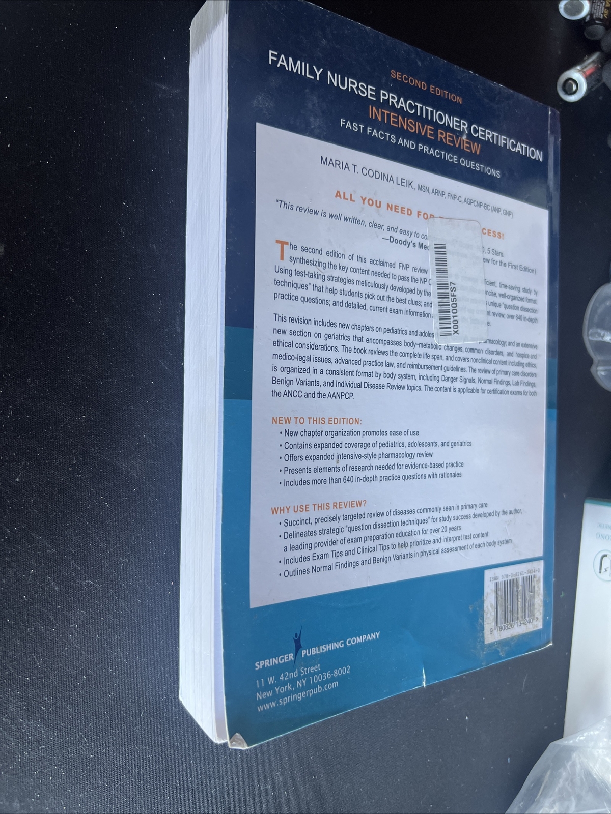Family Nurse Practitioner Certification Intensive Review 2nd Edition Maria Leik