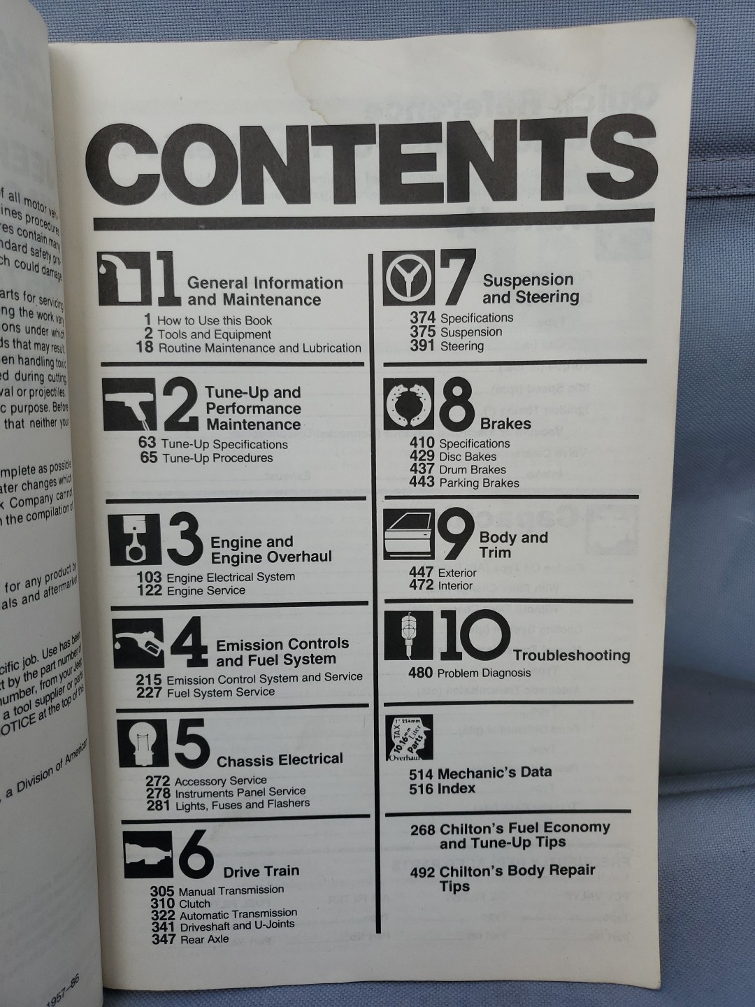 Chilton’s Repair Manual Jeep Wagoneer/Commando Cherokee/Truck 1957-86
