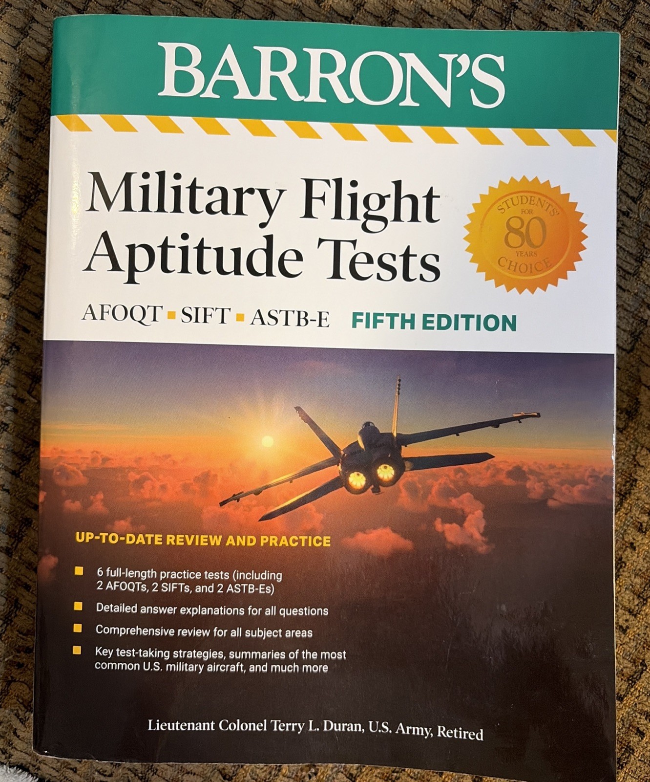 Barron’s Test Prep Ser.: Military Flight Aptitude Tests, Fifth Edition: 6…