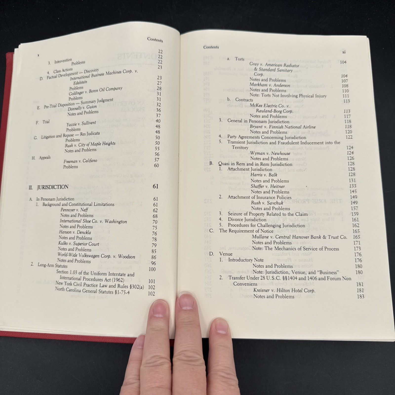 Civil Procedure [Law School Casebook Series] Landers, Martin 1981 Eighth Print