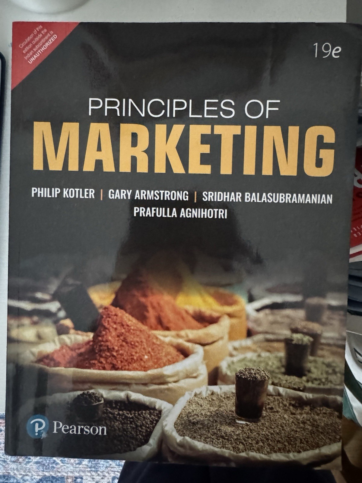 Principles of Marketing by Philip. Kotler and Gary Armstrong 19th Edition