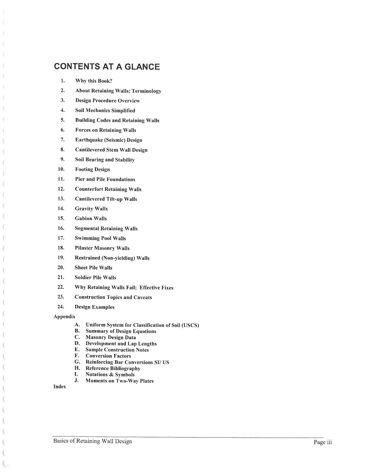 Basics of Retaining Wall Design, Revised 8th Ed., 2010 – Hugh Brooks