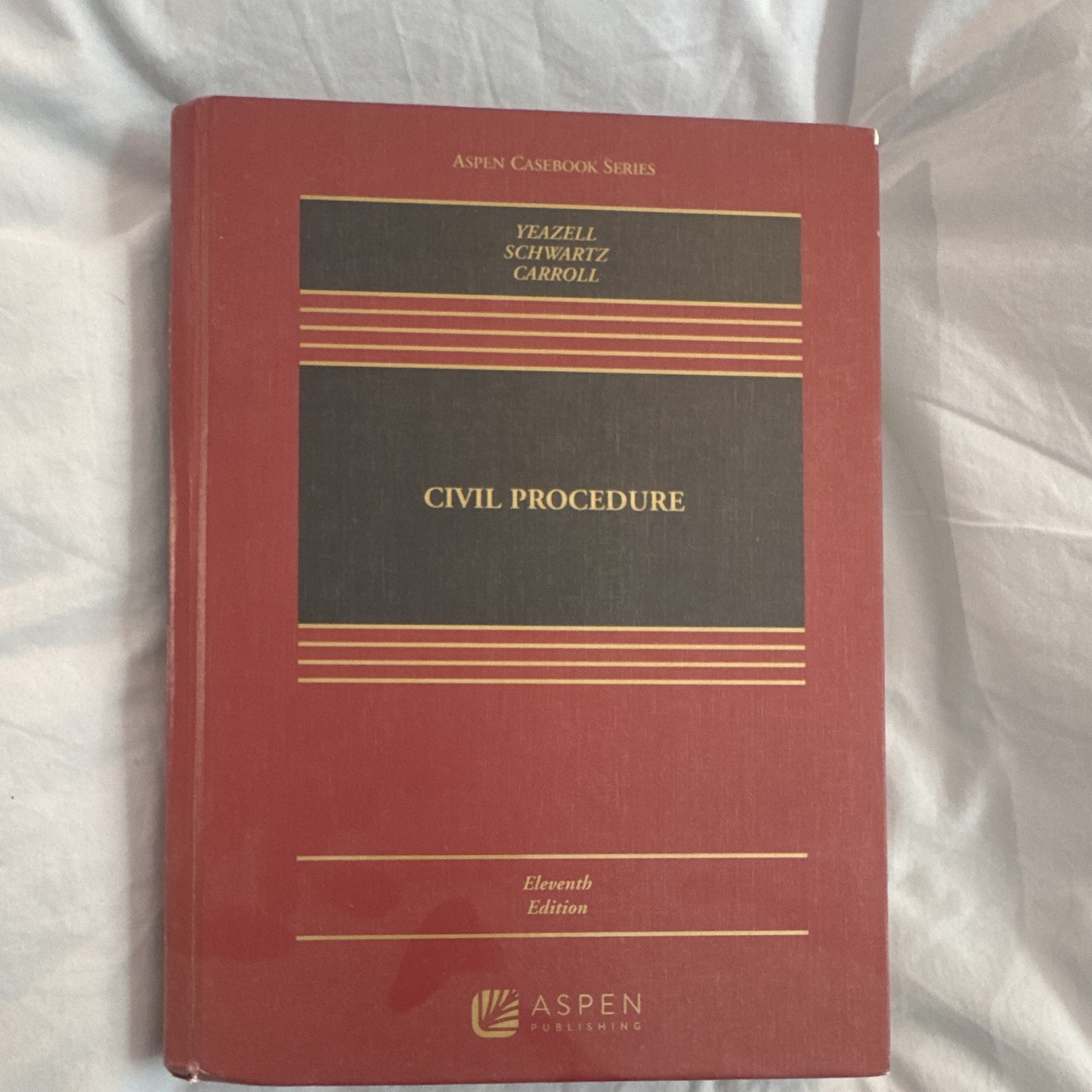 Aspen Casebook Series Civil Procedure 11th Edition 2018 Hardcover Textbook