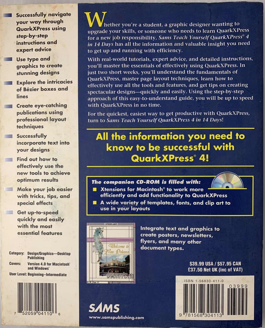 Teach Yourself QuarkXPress 4 in 14 Days by Al Gibbs; Kate Binder 1997