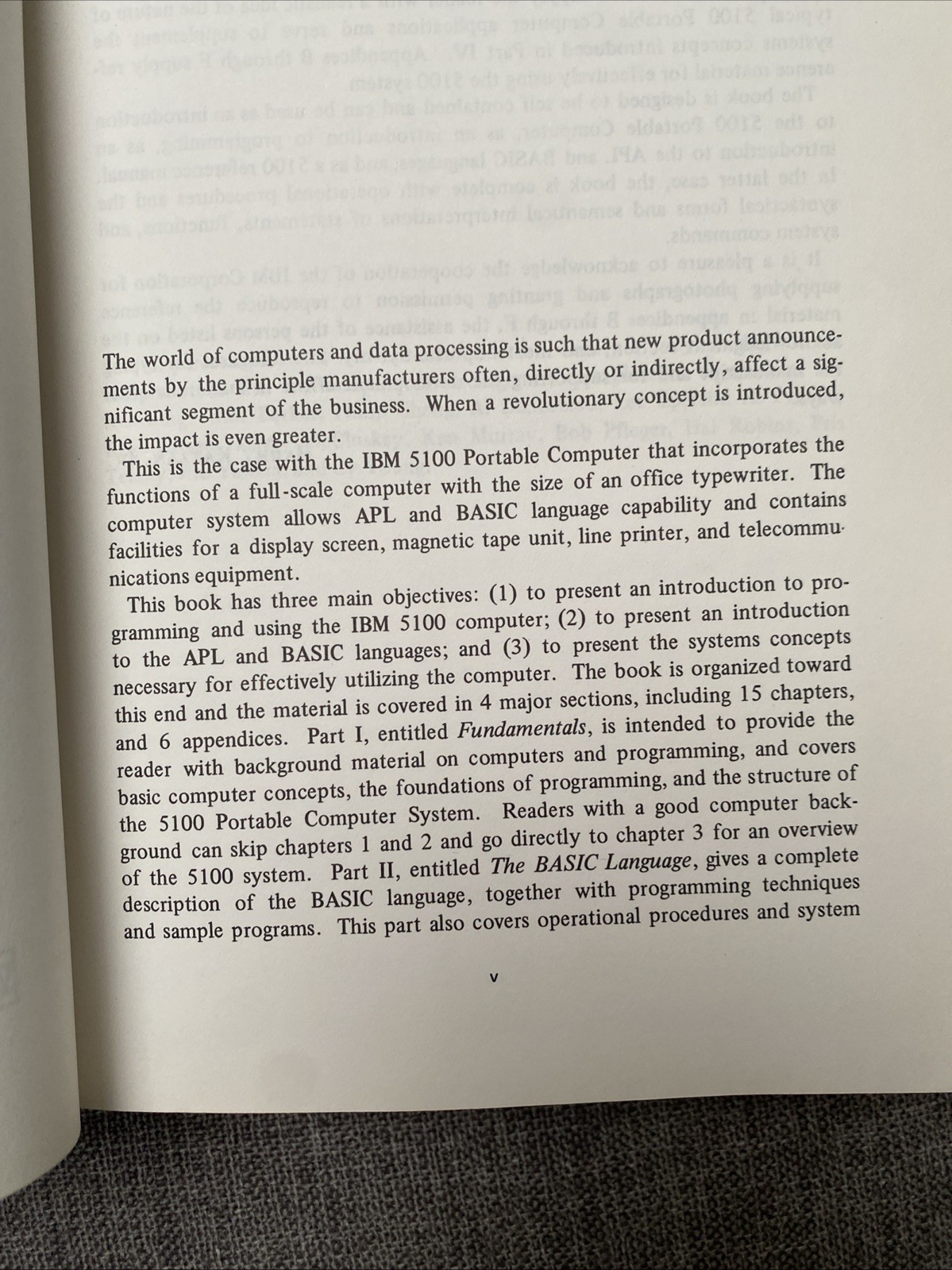 The IBM 5100 Portable Computer Comprehensive Guide Katzan Hardcover 1977