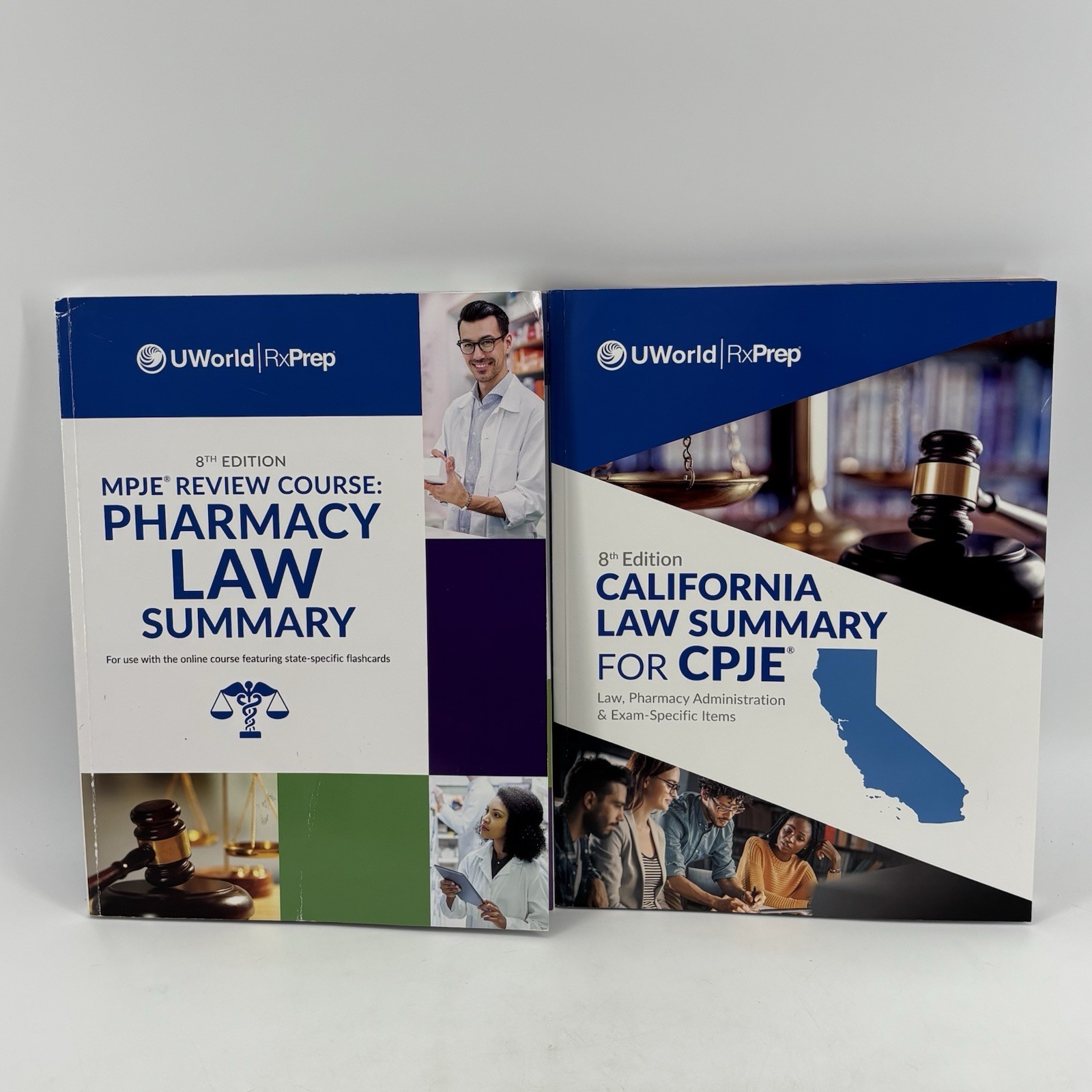 UWorld RxPrep’s MPJE Review Course 8th Ed Pharmacy Law Summary & CPJE Lot Of 2