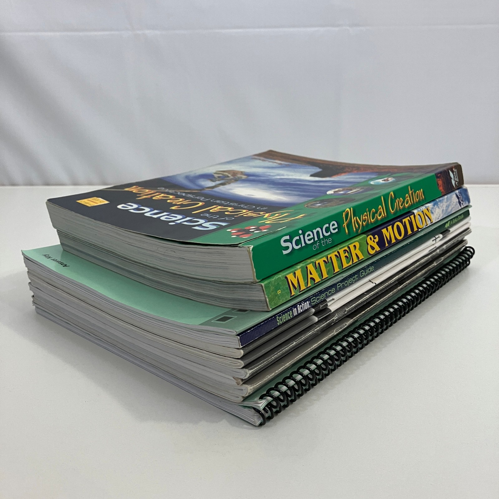 11 Abeka High School Science Biology Physics Homeschooling Curriculum Books