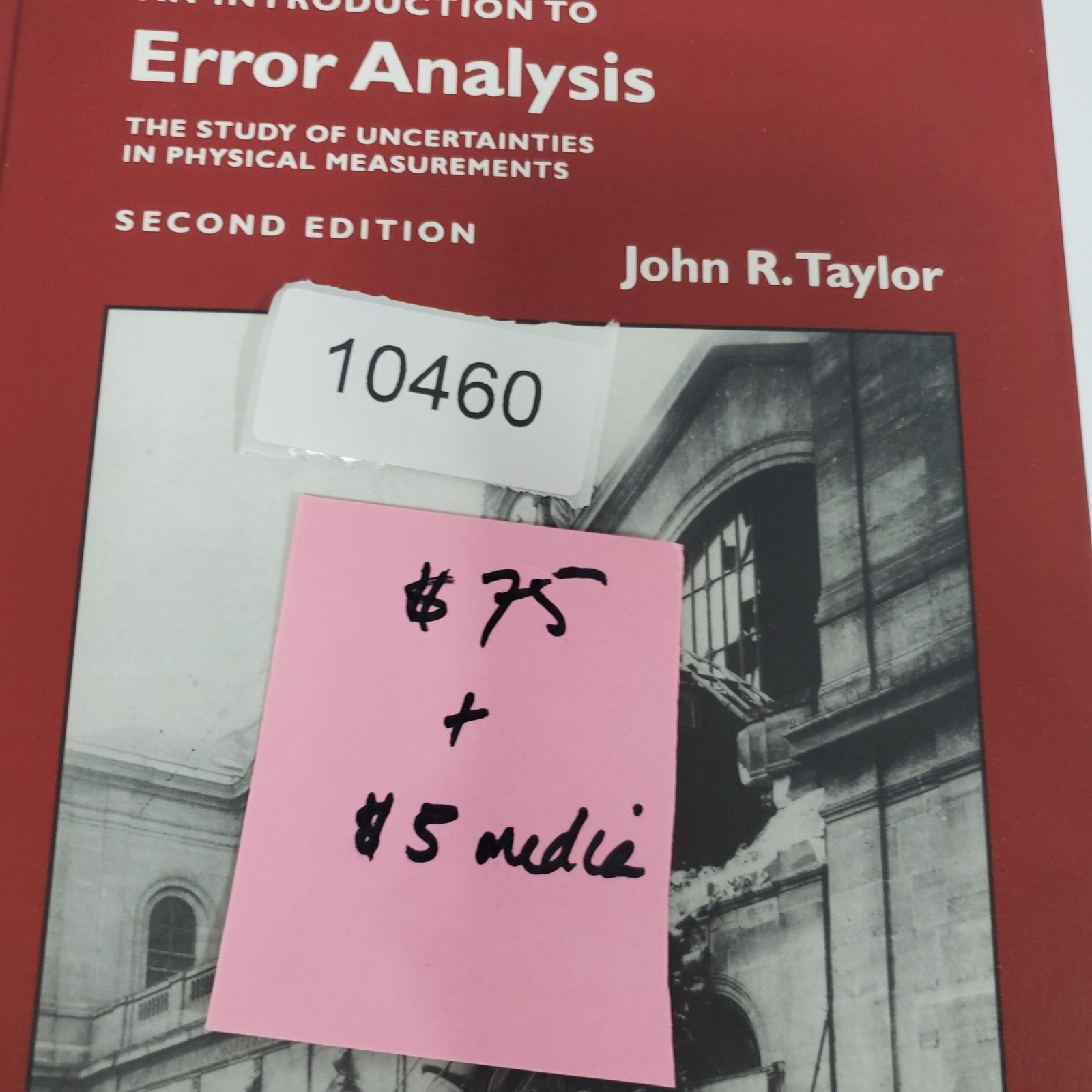 Introduction to Error Analysis Hardcover John R. Taylor Second Edition HC Book