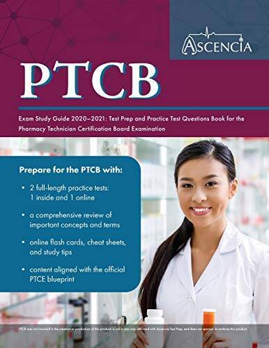 PTCB Exam Study Guide 2020-2021: Test Prep and Practice Test Questions Bo – GOOD