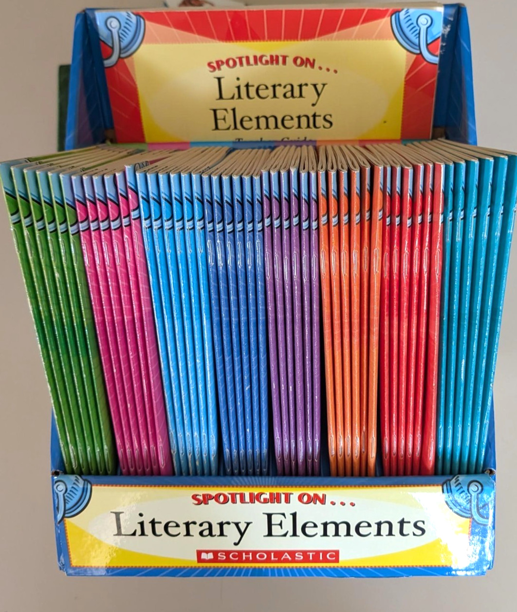 Spotlight on Literary Elements Box Set by Scholastic + Teacher’s Guide