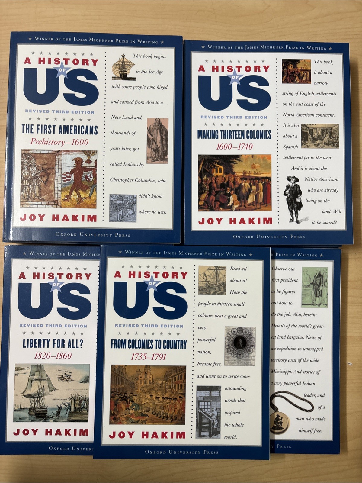 Lot 11 A History of Us Vol. 1-11 Joy Hakim Revised 3rd Edition PB Complete Set