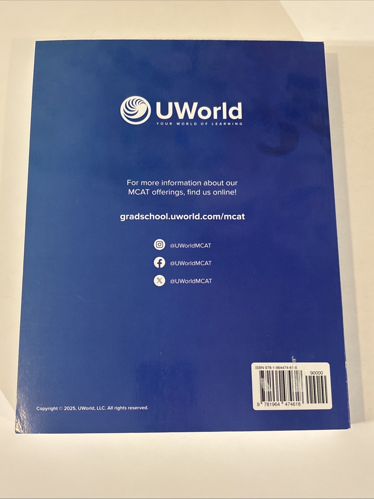 UWorld MCAT Prep Book 2026-2027 Organic Chemistry 2nd Edition by UWorld