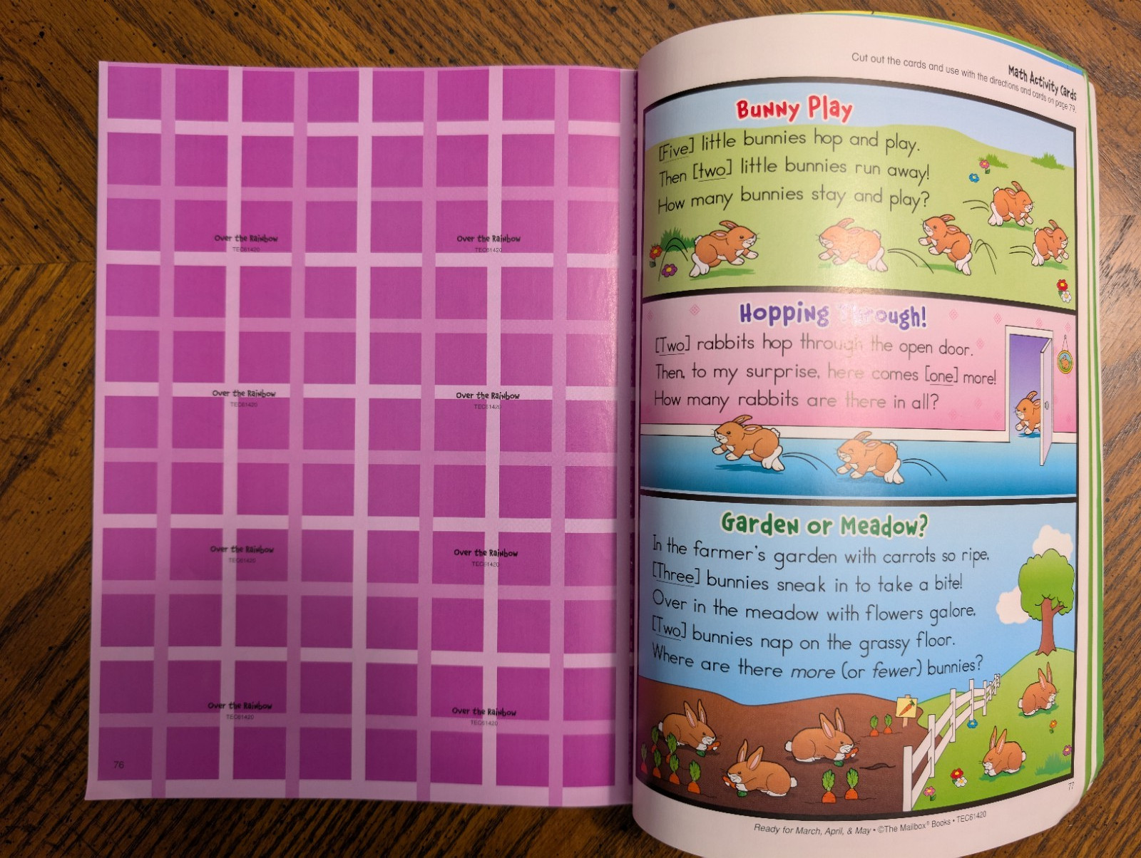 Ready for March, April, & May Preschool text Ex-Library Unmarked Mailbox Books