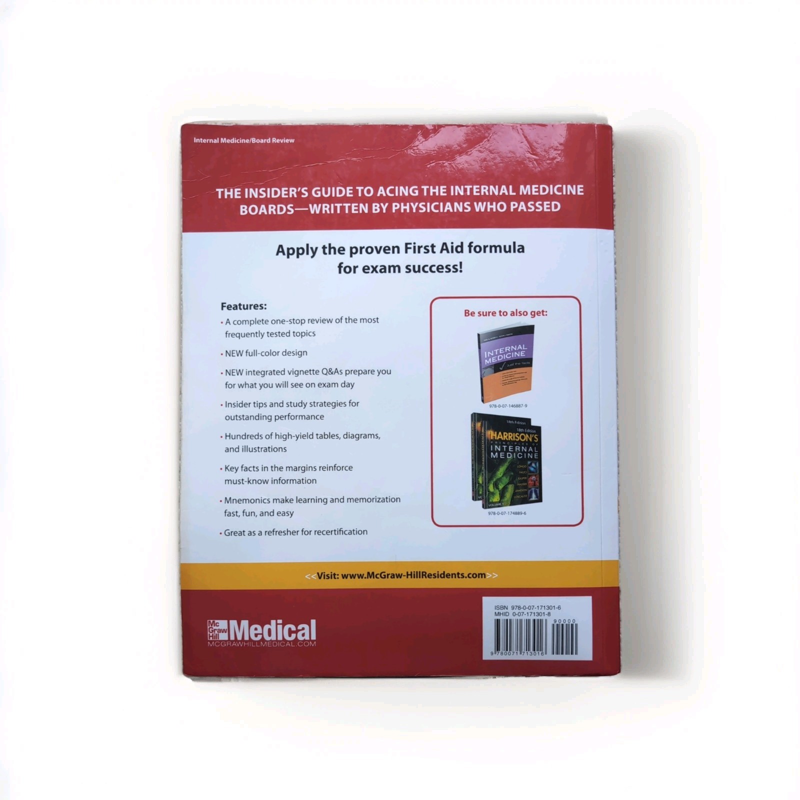 First Aid Ser.: Internal Medicine Boards by Peter Chin-Hong, Tom…