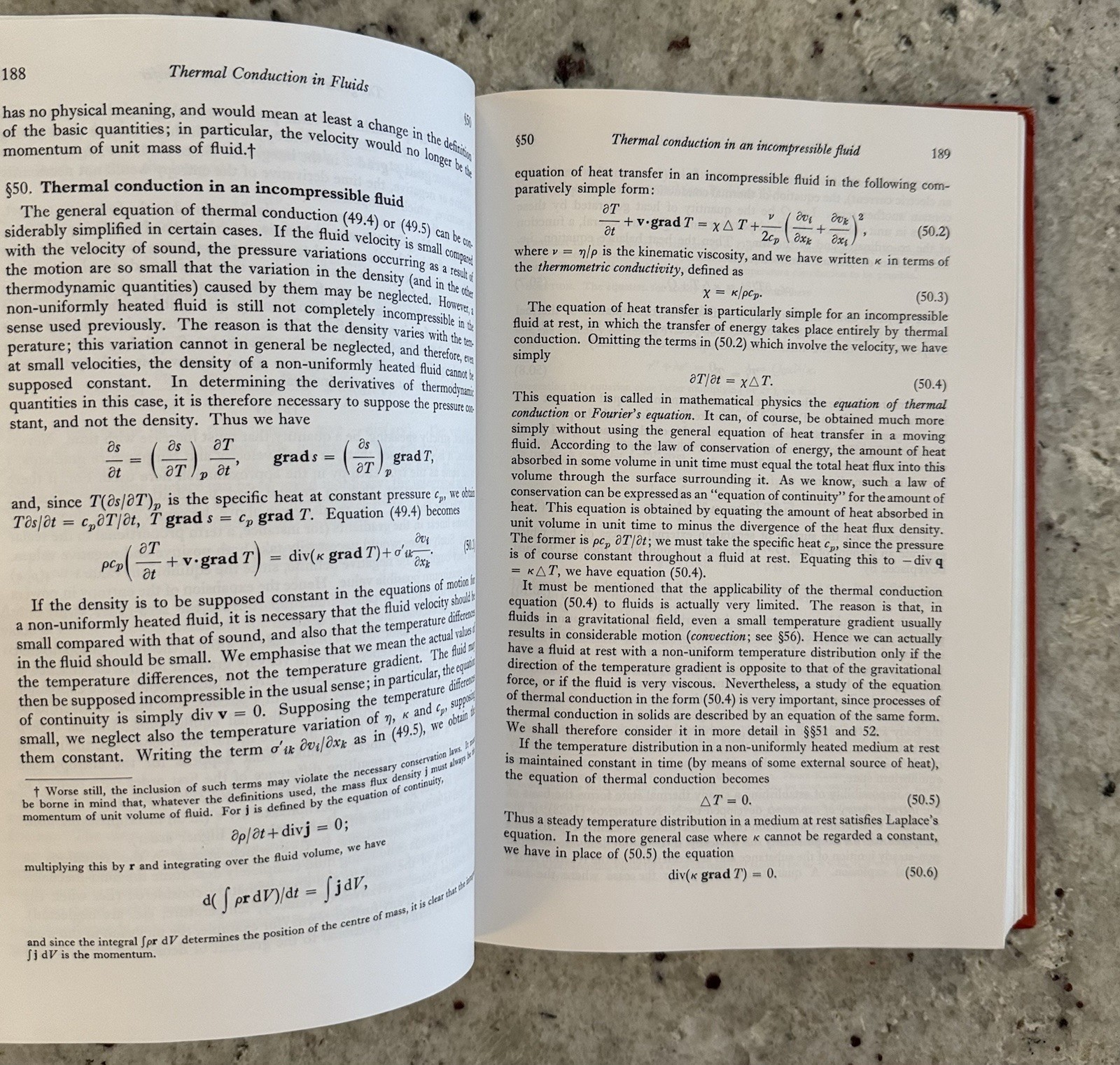 VTG 1968 Printing Landau & Lifshitz Fluid Mechanics 1st Edition HCVG