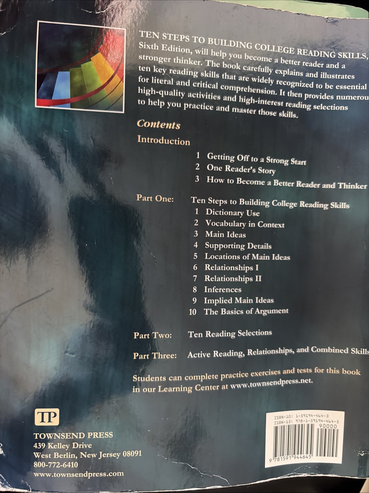 Ten Steps to Building College Reading Skills by Langan (Book, Other)