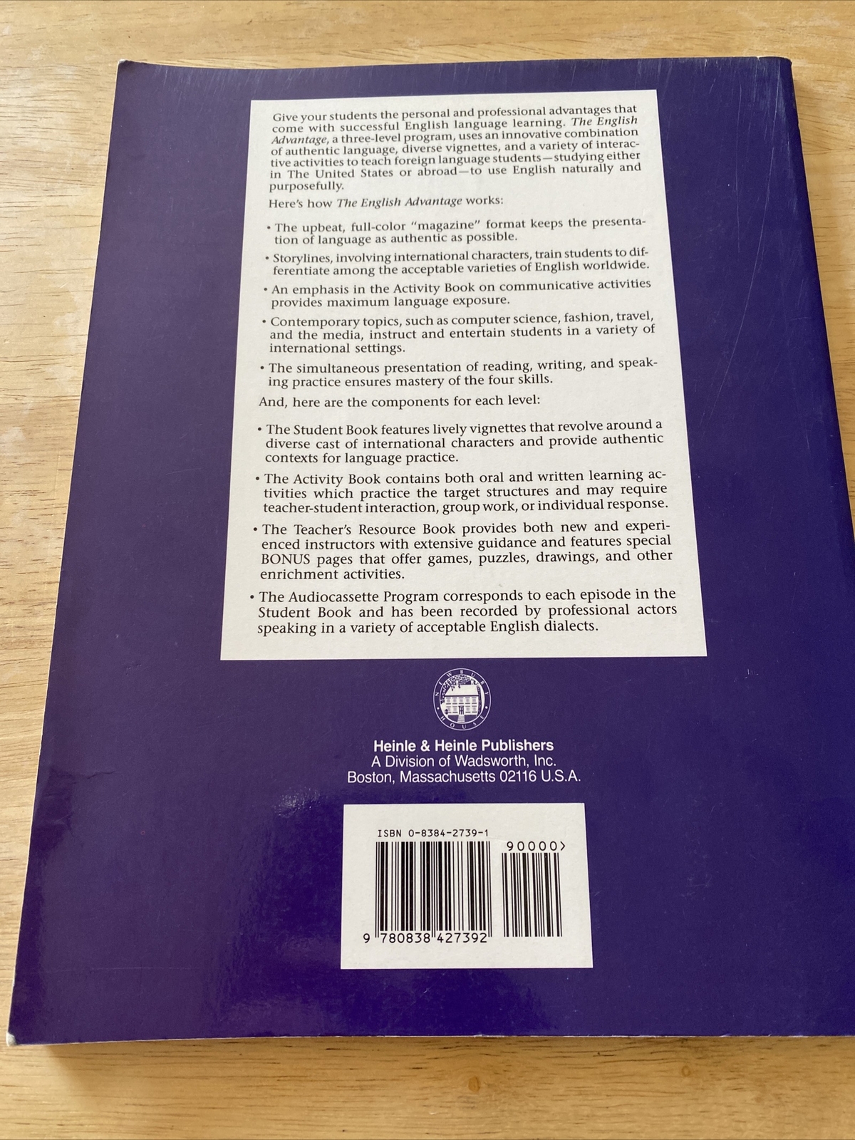 The English Advantage Level 3: Student’s Book, Jacqueline Flamm, Homeschool