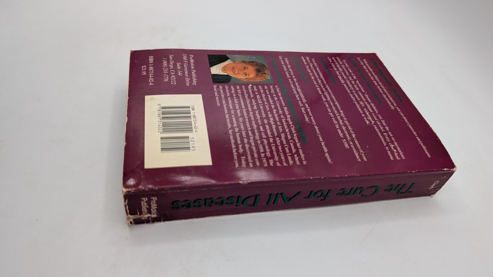 Cure for All Diseases by Hulda Regehr Clark (Trade Paperback) 1995