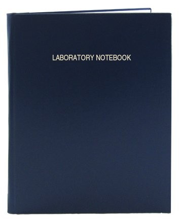 Lab Notebook – 312 Pages (.25” Grid Format), 8 7/8” x 11 1/4”, Blue Cover,…