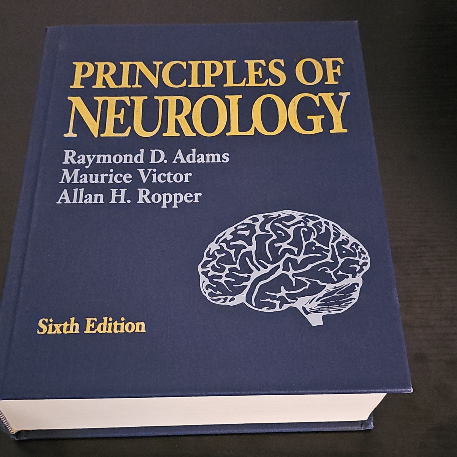 Principles of Neurology Sixth Edition Adams Victor Ropper Hardcover Medical