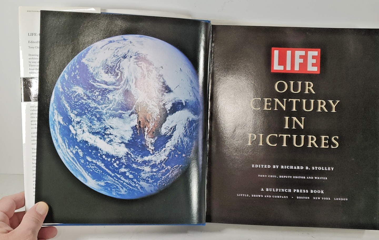 VTG Book c1999 LIFE OUR CENTURY IN PICTURES 1900-2000 HARD COVER Bulfinch Press