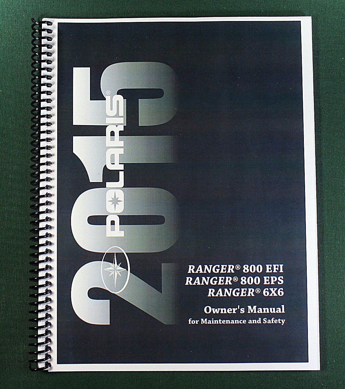 2015 Polaris Ranger 800 6×6 Owner’s Manual: 114 Pages & Protective Covers!