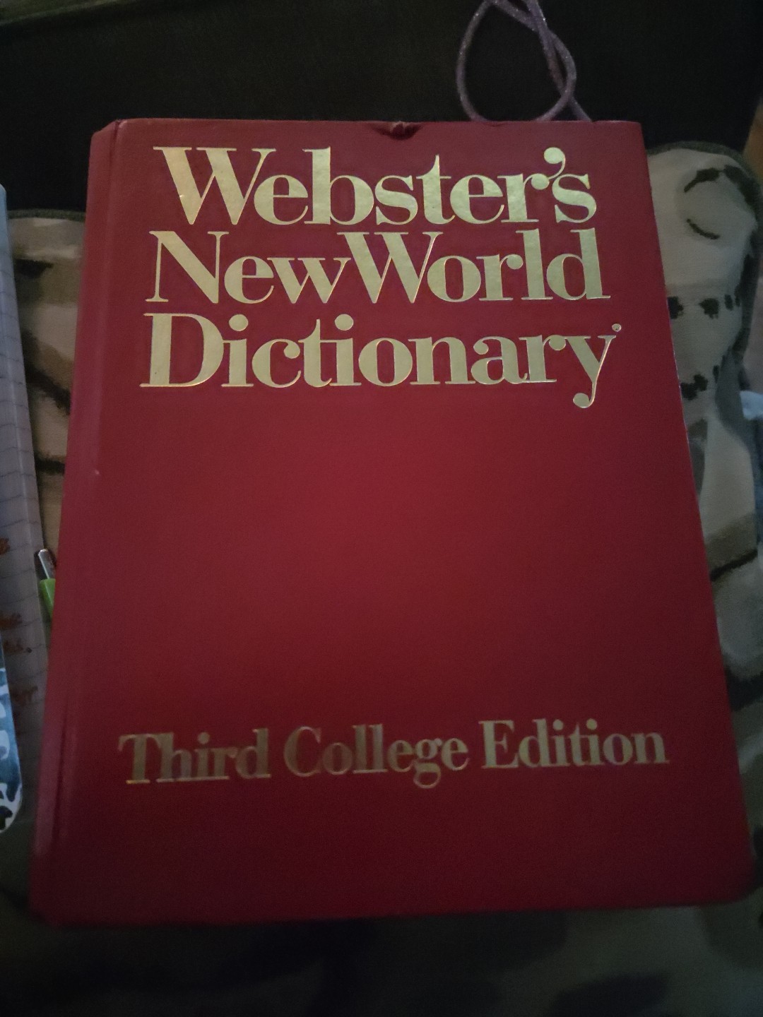 Webster’s New World Dictionary Third College Edition