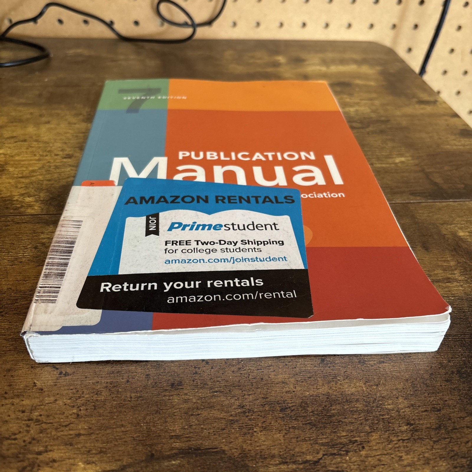 Publication Manual (OFFICIAL) 7th Edition of the American Psychological…