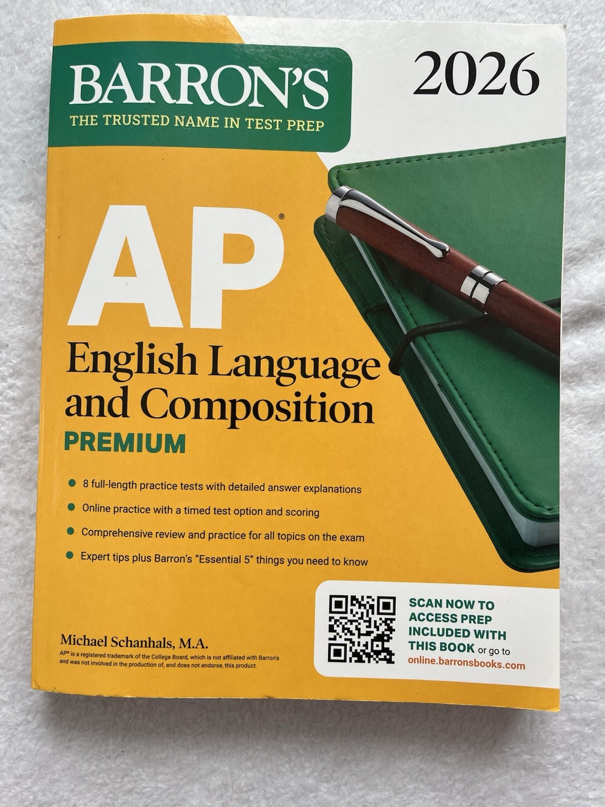 Barron’s Test Prep Ser.: AP English Language and Composition 2026 Paperback
