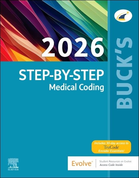 Buck’s Step-by-Step Medical Coding 2026, Paperback by Elsevier (COR), Brand N…
