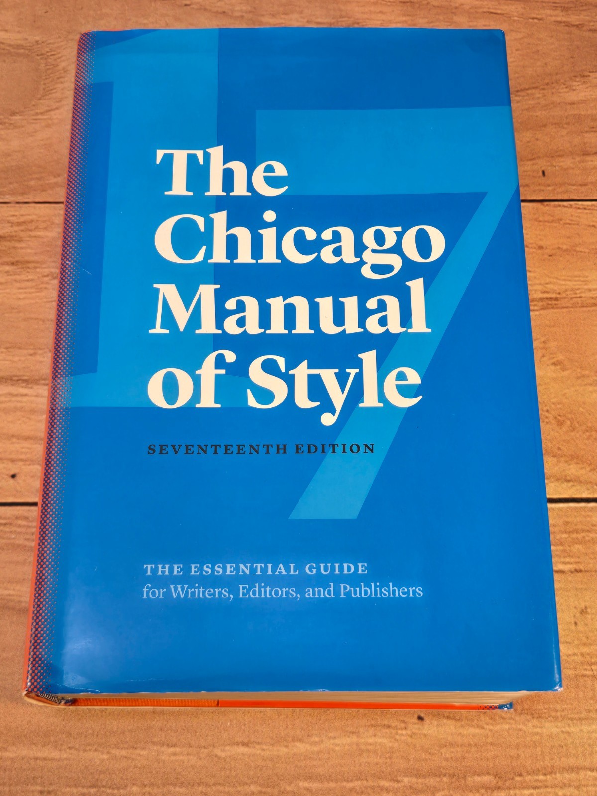 The Chicago Manual of Style 17th Edition Hardcover Writer Editor Publisher Guide