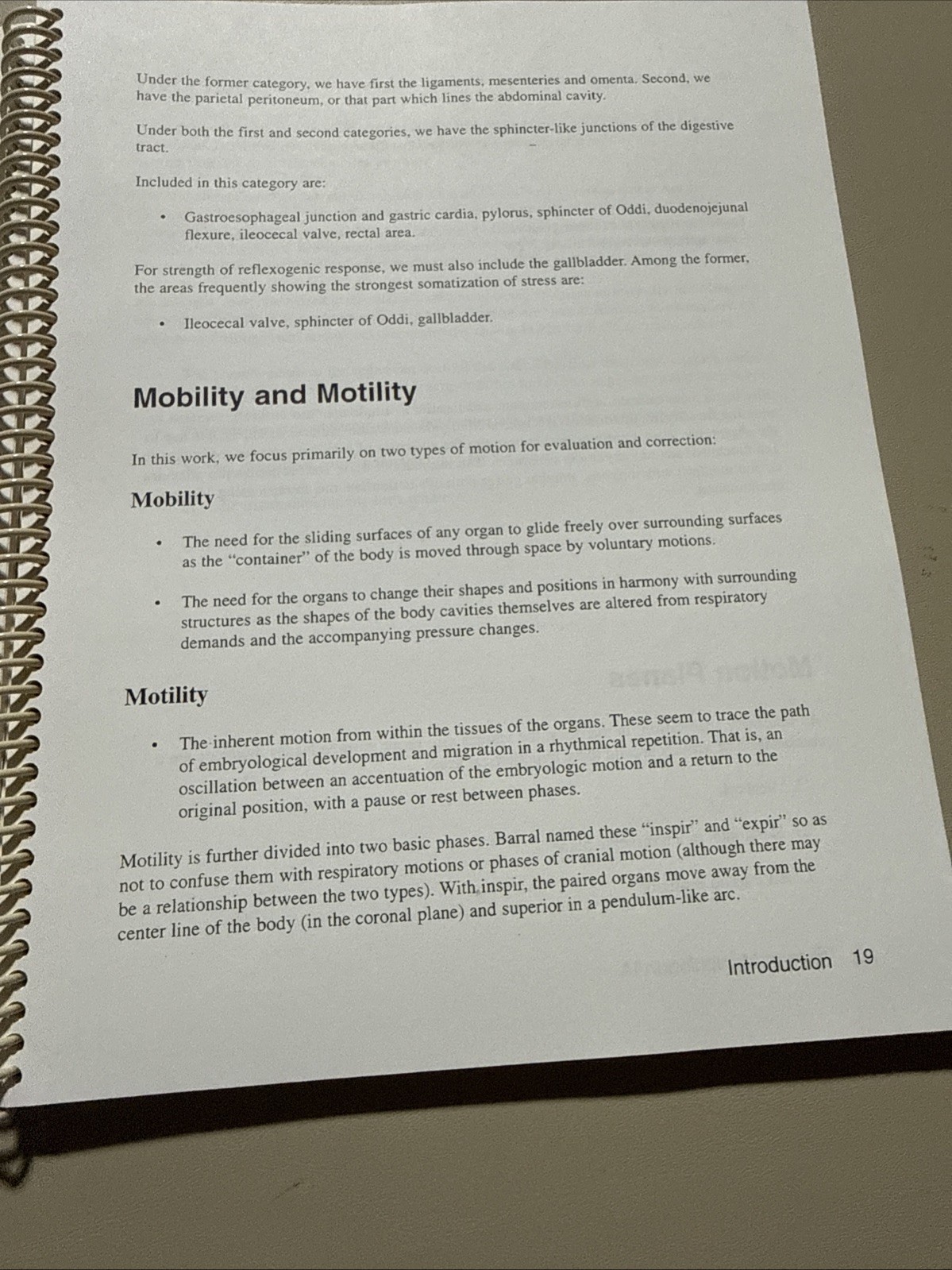 Visceral Manipulation IA Study Guide 1998 Revised Frank Lowen MT Upledger