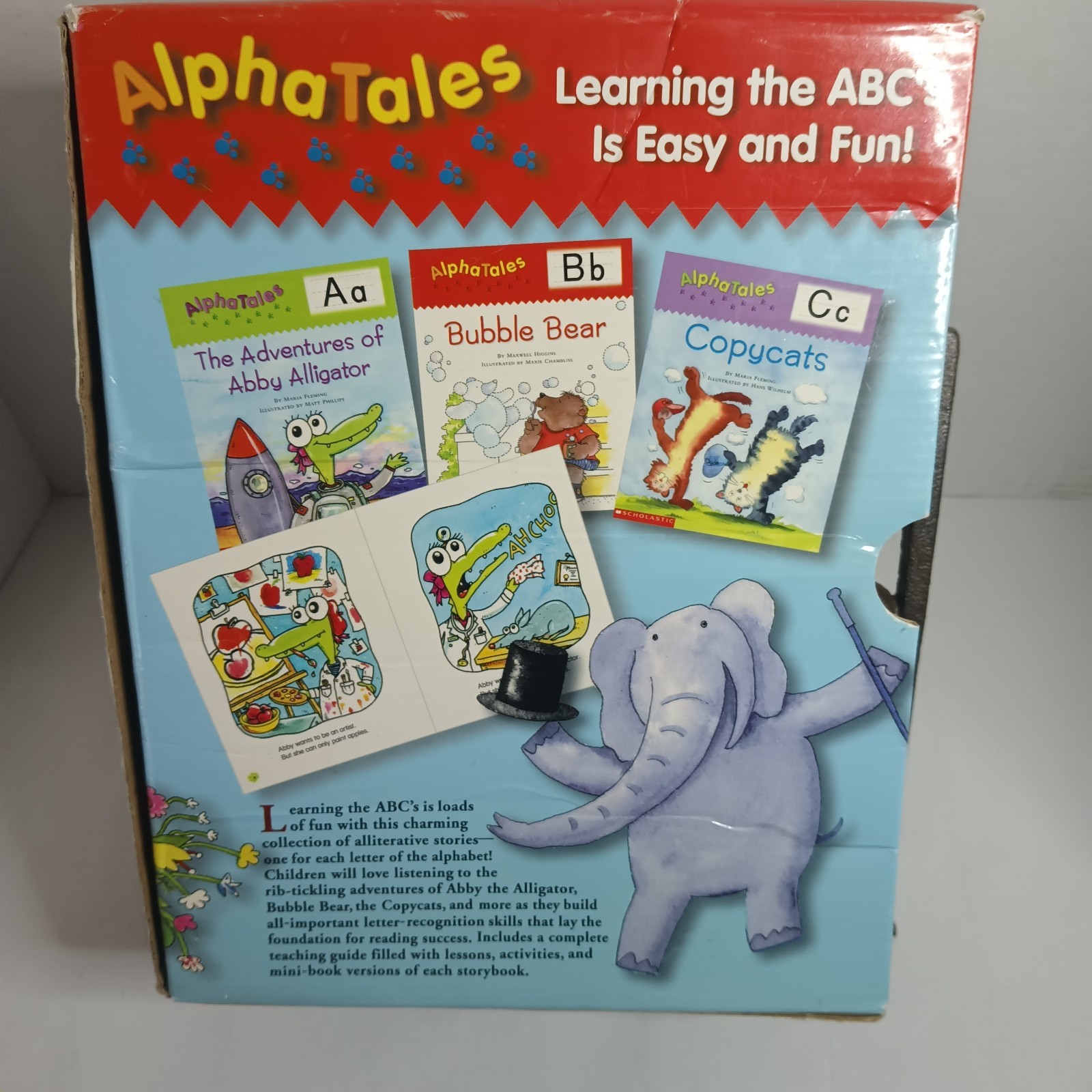 Scholastic Alpha Tales Pre-K Learning Library 26 Book Set – No Teachers Guide