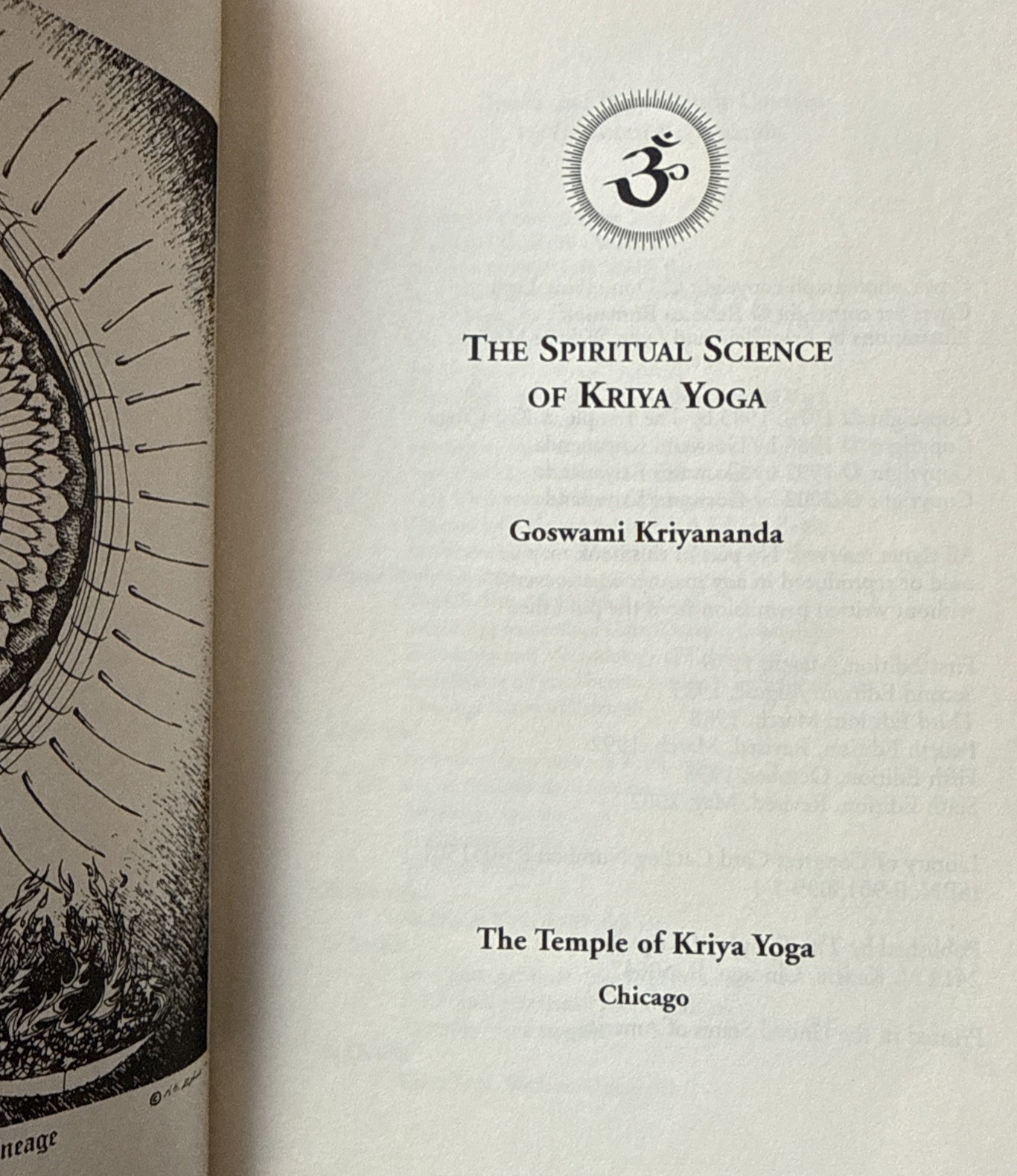 The Spiritual Science of Kriya Yoga – Goswami Kriyananda, paperback