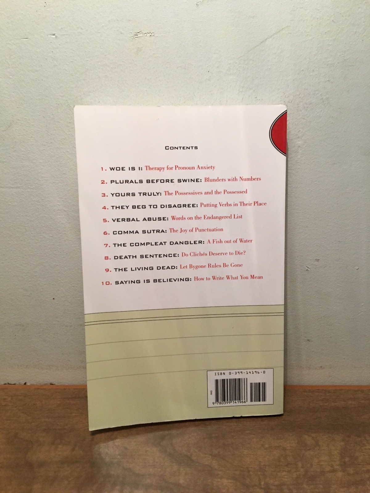Woe Is I : The Grammarphobe’s Guide to Better English Patricia O’Conner (PB)