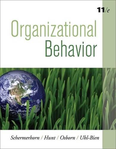 Organizational Behavior – Hardcover By Schermerhorn Jr., John R. – GOOD