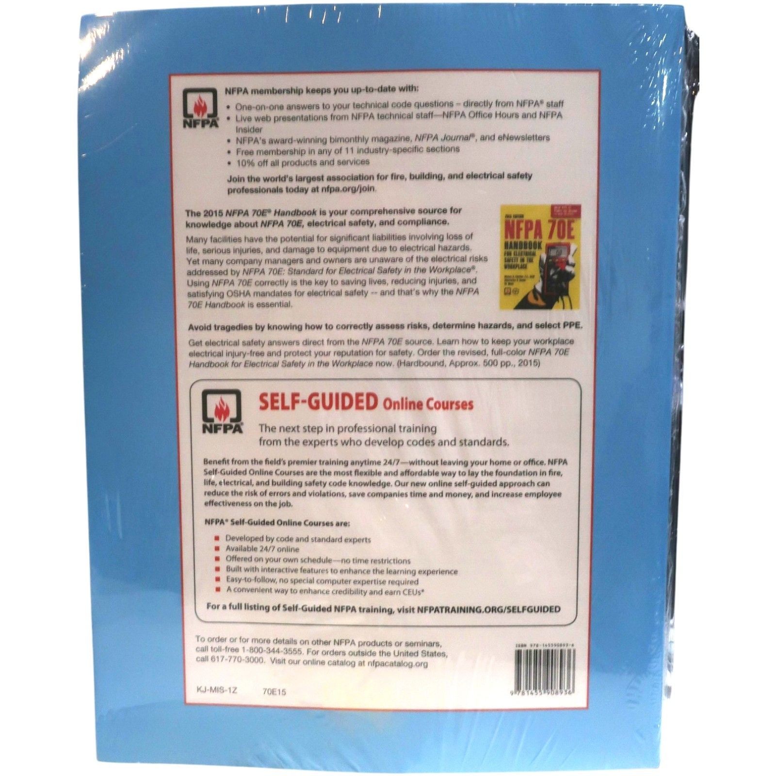 NFPA 70E Electrical Safety in the Workplace 1st Edition Textbook 2015 PB