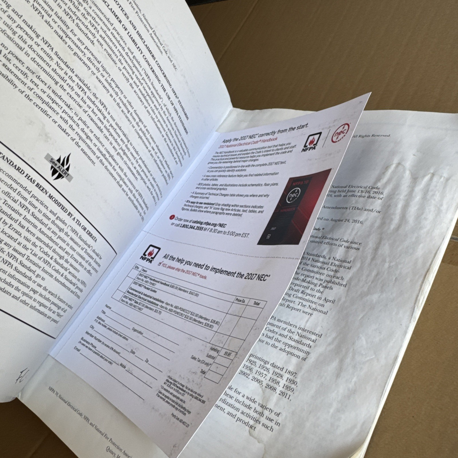 NFPA 70 NEC National Electric Code 2017