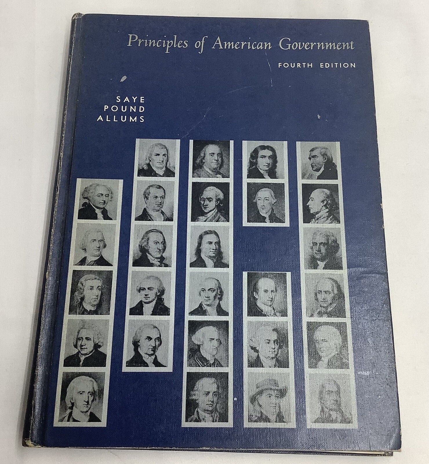 Principles Of American Government Sage Pound Allums 4th Ed 1962 TAW230908/BB1