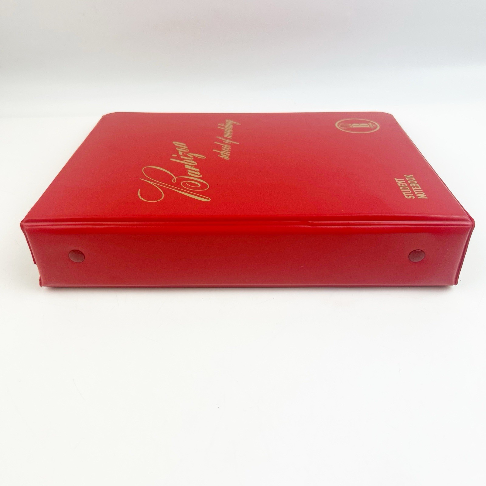 Vintage 60s/70s Barbizon Modeling Red Student Notebook Binder Instruction Pages