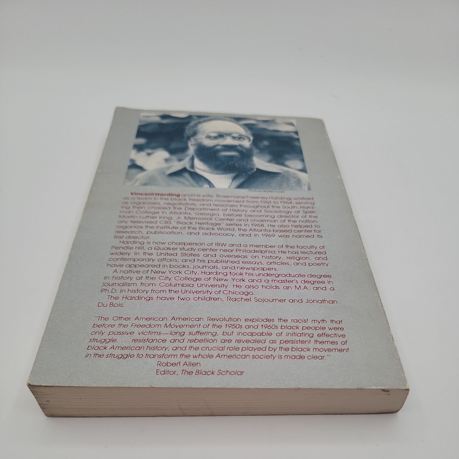 The Other American Revolution Book Vincent Harding. CAAS Monograph Series